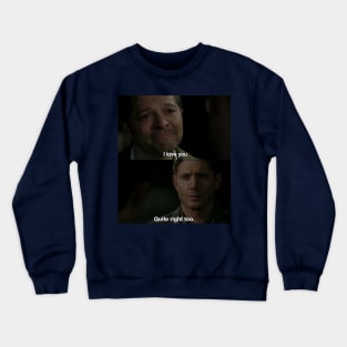 Superwho Destiel meme Crewneck Sweatshirt